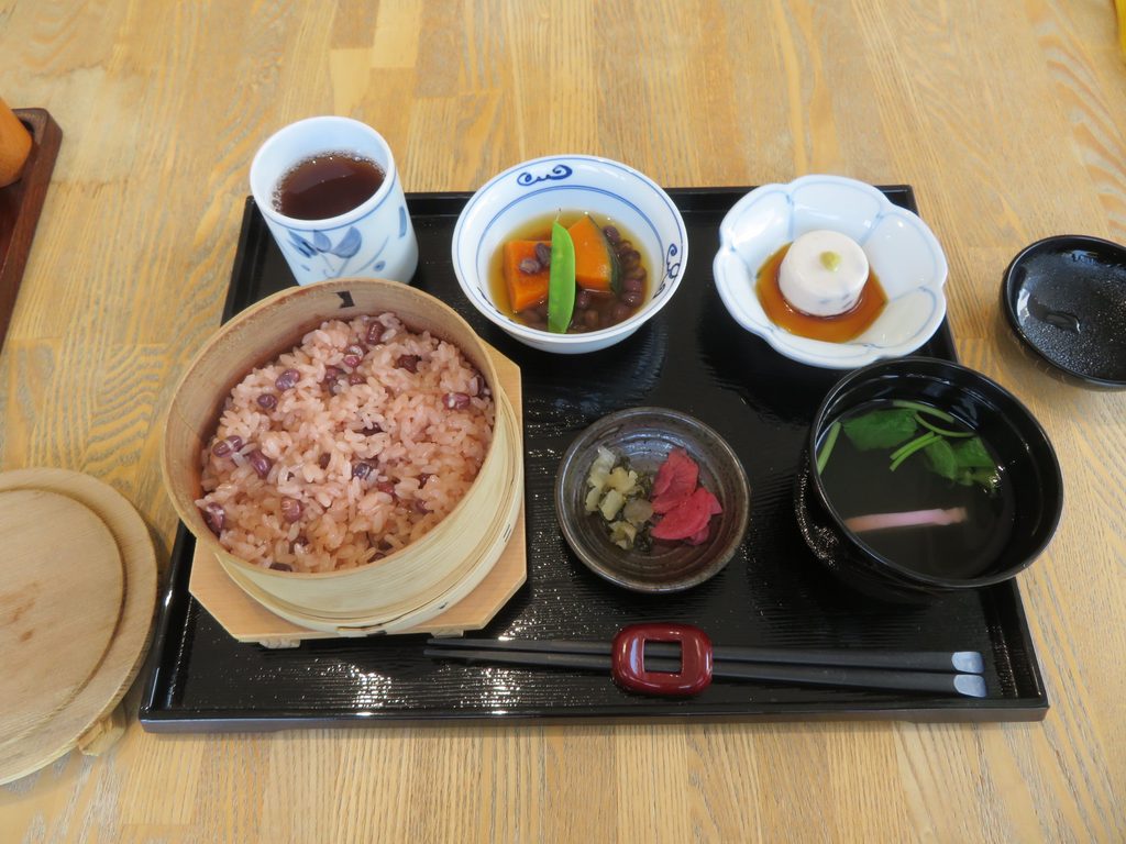 ミュージアムレストランのあずき御膳